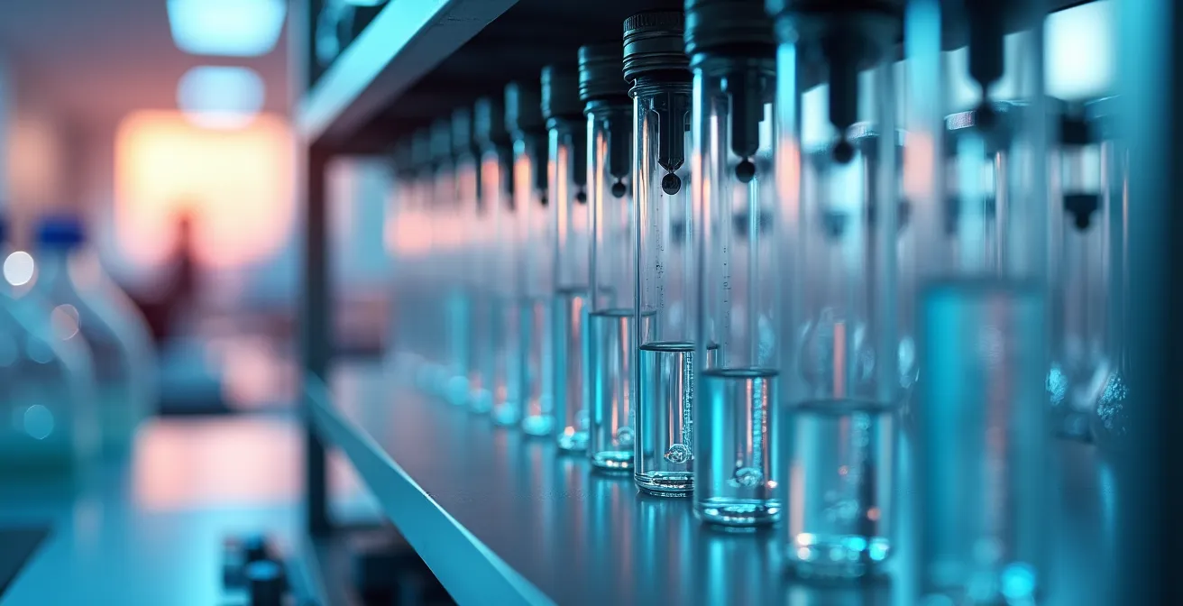 Équipement de laboratoire pour l'analyse chromatographique du CBD avec focus sur la précision des mesures