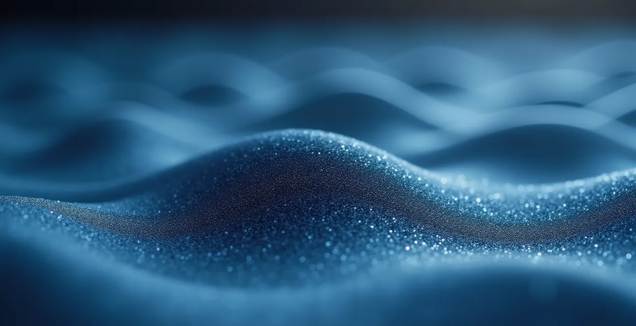 Représentation macro des ondes cérébrales alpha et thêta en méditation profonde