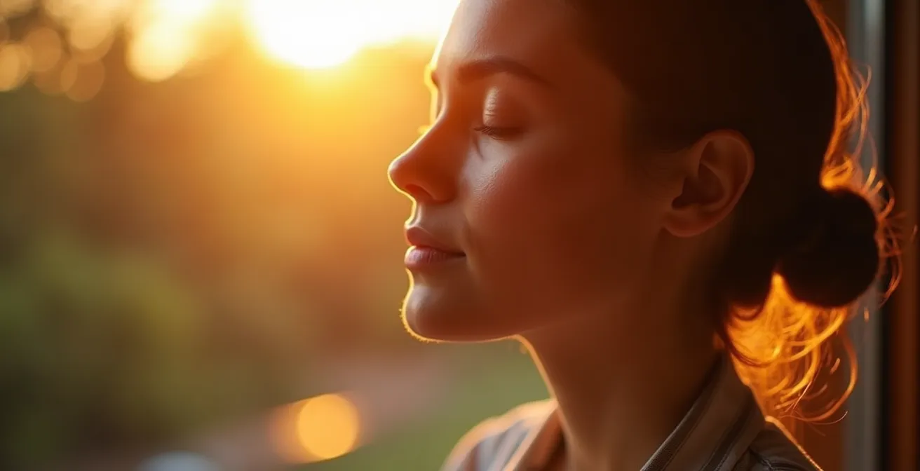 Représentation métaphorique du système endocannabinoïde comme thermostat central du corps